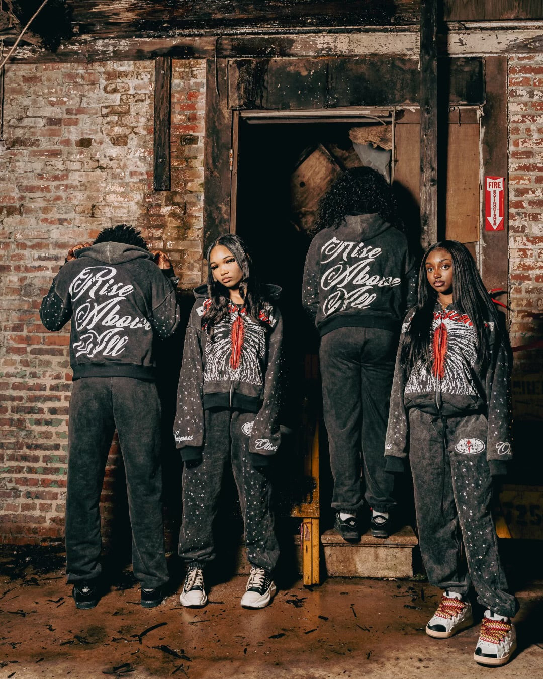“RISE ABOVE ALL” Sweatsuits